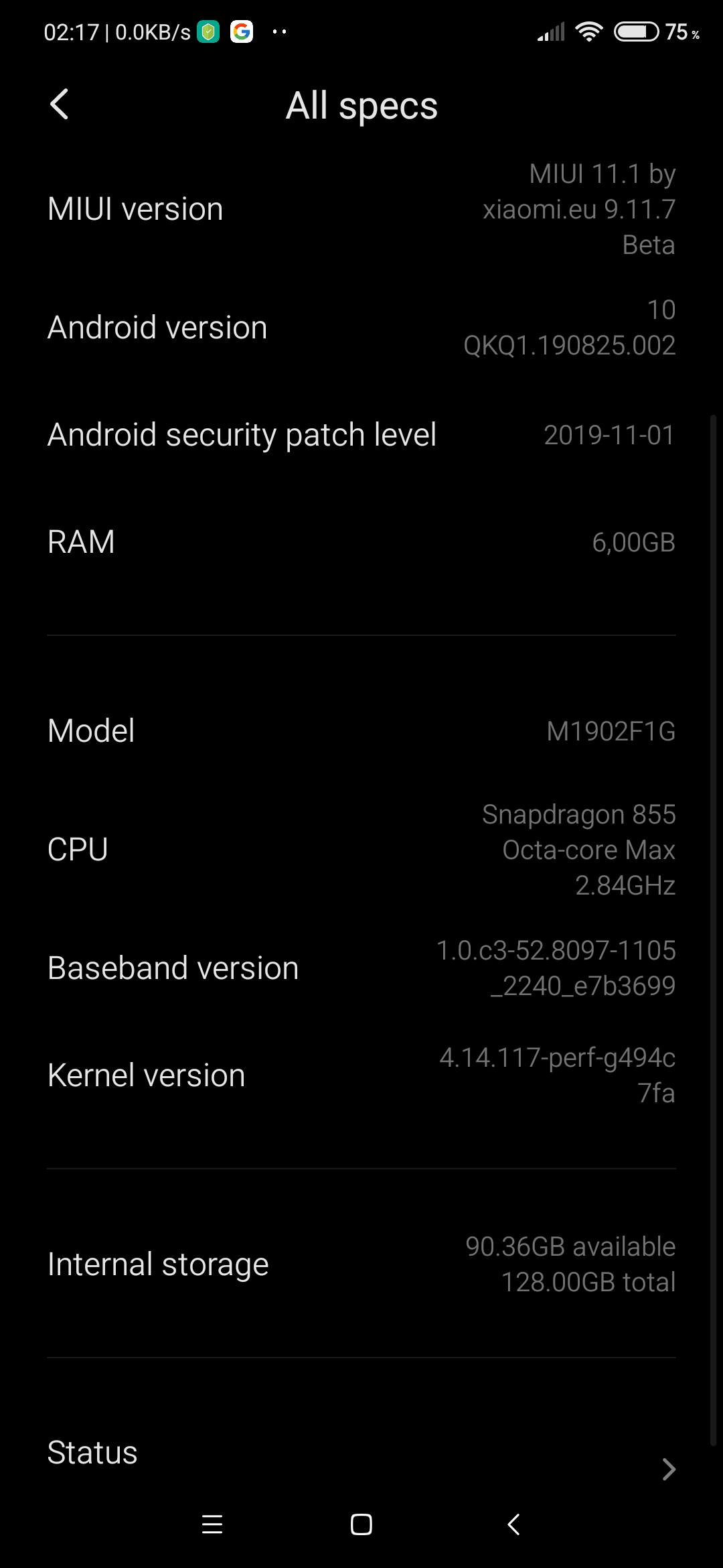 How to find out if a Mi 9 SE really is a global version with Band 20 / 800  MHz ? | Unofficial Xiaomi European Community | MIUI ROM Since 2010