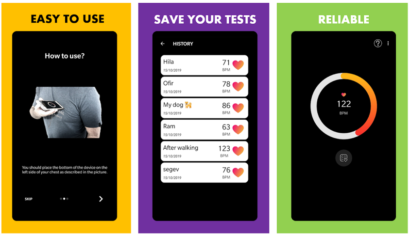 heartbeats app test