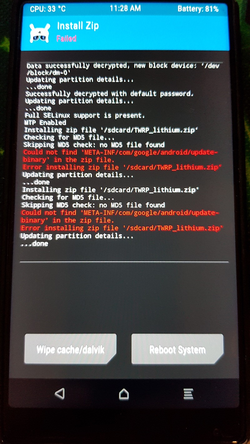 Mi Mix Twrp Or Rom Does Not Install Xiaomi European Community